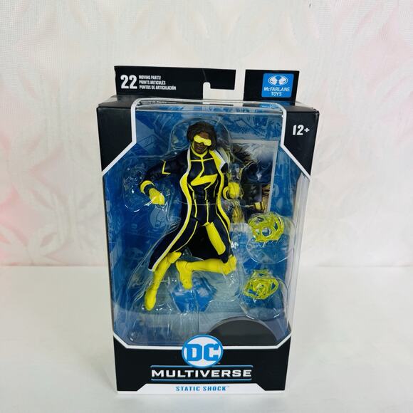 McFarlane DC Multiverse‎ New 52 Static Shock 7” Action Figure Brand New - Picture 4 of 7